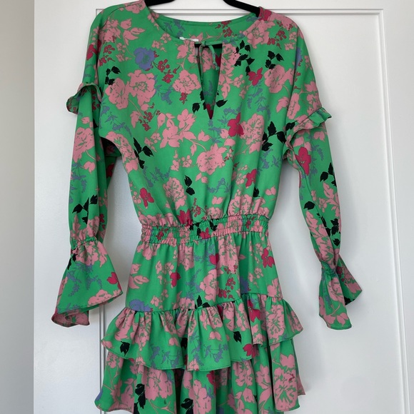 MISA Los Angeles Amalya Dress in Peony Floral Mini - Picture 4 of 10